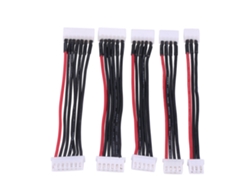 Juego De 5 Piezas De Extensión De Equilibrio Cavo Con Rosca De Silicona Lipo Para Accesorios Rc De 2s, 3s, 4s, 5s Y 6s