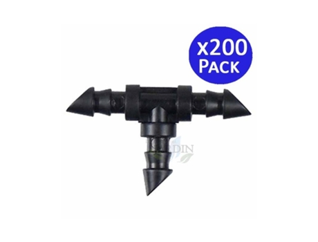 Te Microtubo 4Mm para Unir Microtubo 4,5 X 6,5Mm Pack 200 SUINGA