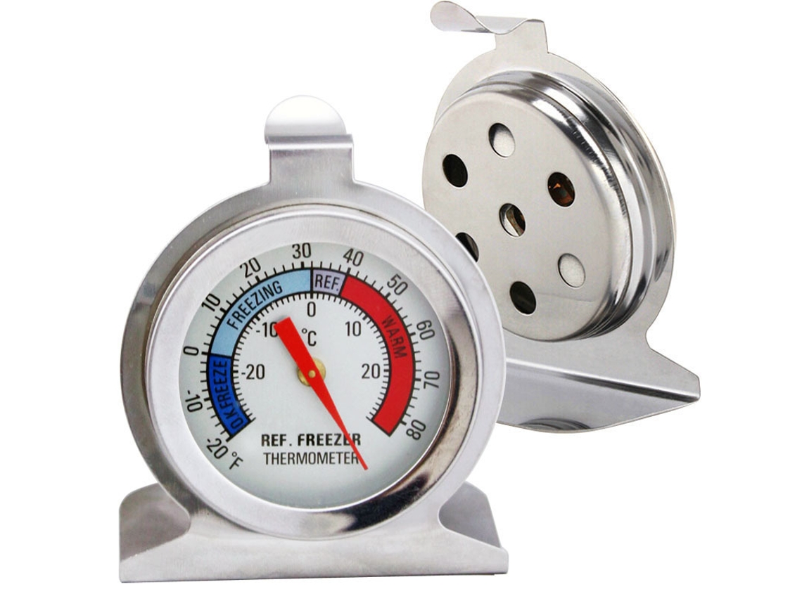 Termómetro De Acero Inoxidable Para Frigorífico/congelador (-30 °c A 30 °c)