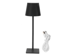 2026-lámpara De Mesa Inalámbrica Led Con Control Táctil Y Regulable, 4000mah, Carga Usb, Portátil Para Dormitorio, Oficina, Café Negro