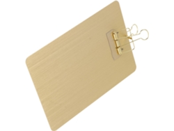 Portadocumentos A5 De Acero Inoxidable Dorado, Organizador Multifuncional Para Documentos Y Notas