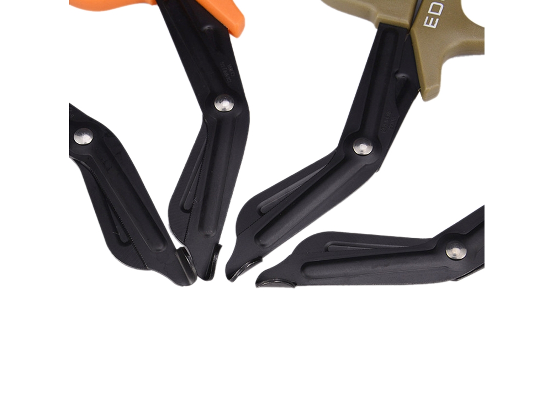 Tijeras Tácticas De Acero Inoxidable Con Dientes De Sierra Para Primeros Auxilios, Ideales Para Emergencias Y Acampada Al Aire Libre.