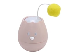 Bola De Brinquedo Interativa Para Gatos Com Toque Ativado Rolamento Automático Brincadeira Para Gatos E Filhotes Rosa