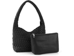 2026-bolsos De Cuero Tejido Y Carteras Para Mujer Bolso De Hombro Versátil Bajo El Brazo Hecho A Mano Moda