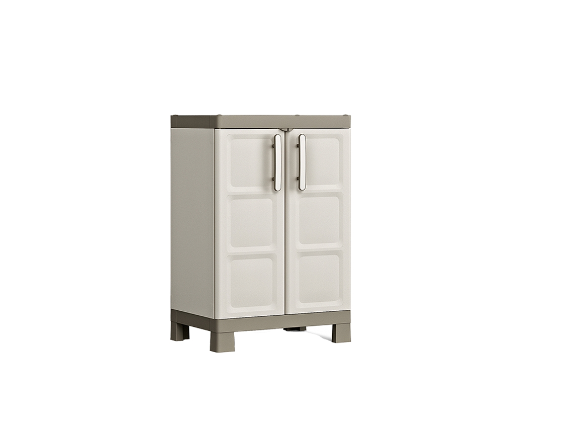 Armario de resina Keter Excellence para cocina, garaje, habitación, estante de almacenamiento, cerradura resistente, certificado TÜV