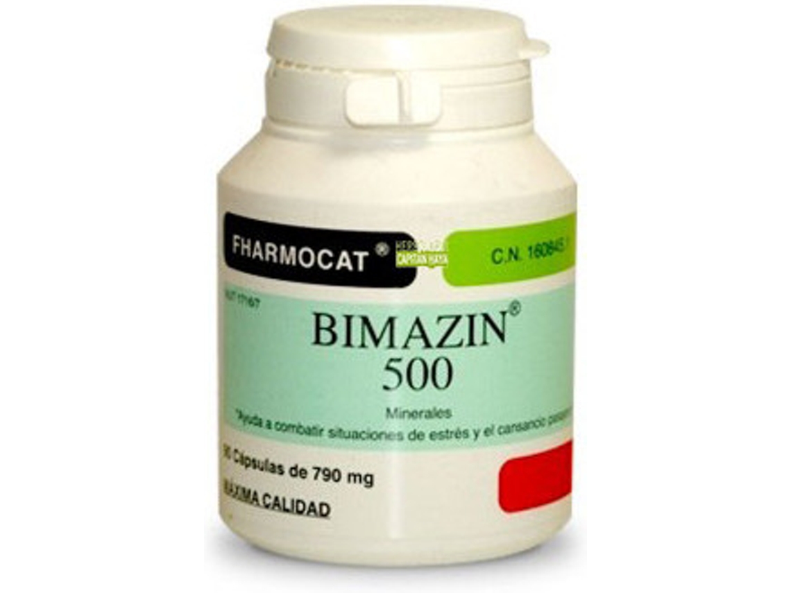 Complemento Alimentar FHARMOCAT Bimazin Forte 895 Miligramos 90 Veganas