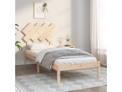 Estructura De Cama Madera Maciza 90x200 Cm