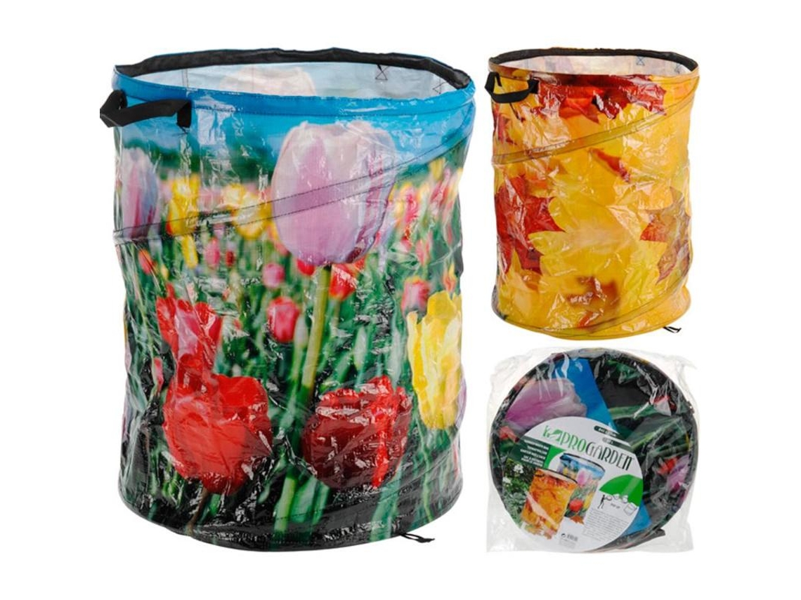 Cubo basura plegable 45x55 cm deco