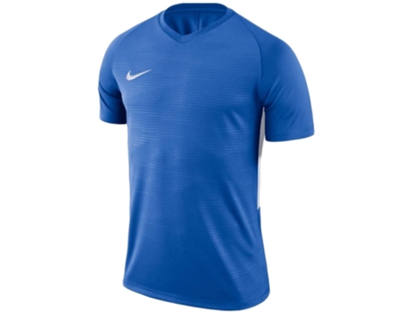 Camiseta NIKE Poliéster Hombre (S - Azul)