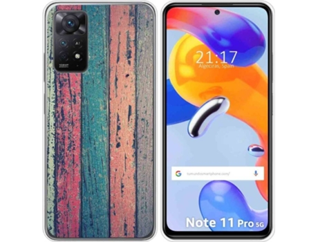 Carcasa Xiaomi Redmi Note 11 Pro TUMUNDOSMARTPHONE Dibujos Madera 10 Multicolor