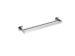 Juego de accesorios de baño, montaje en pared, acero inoxidable, toallero doble 400