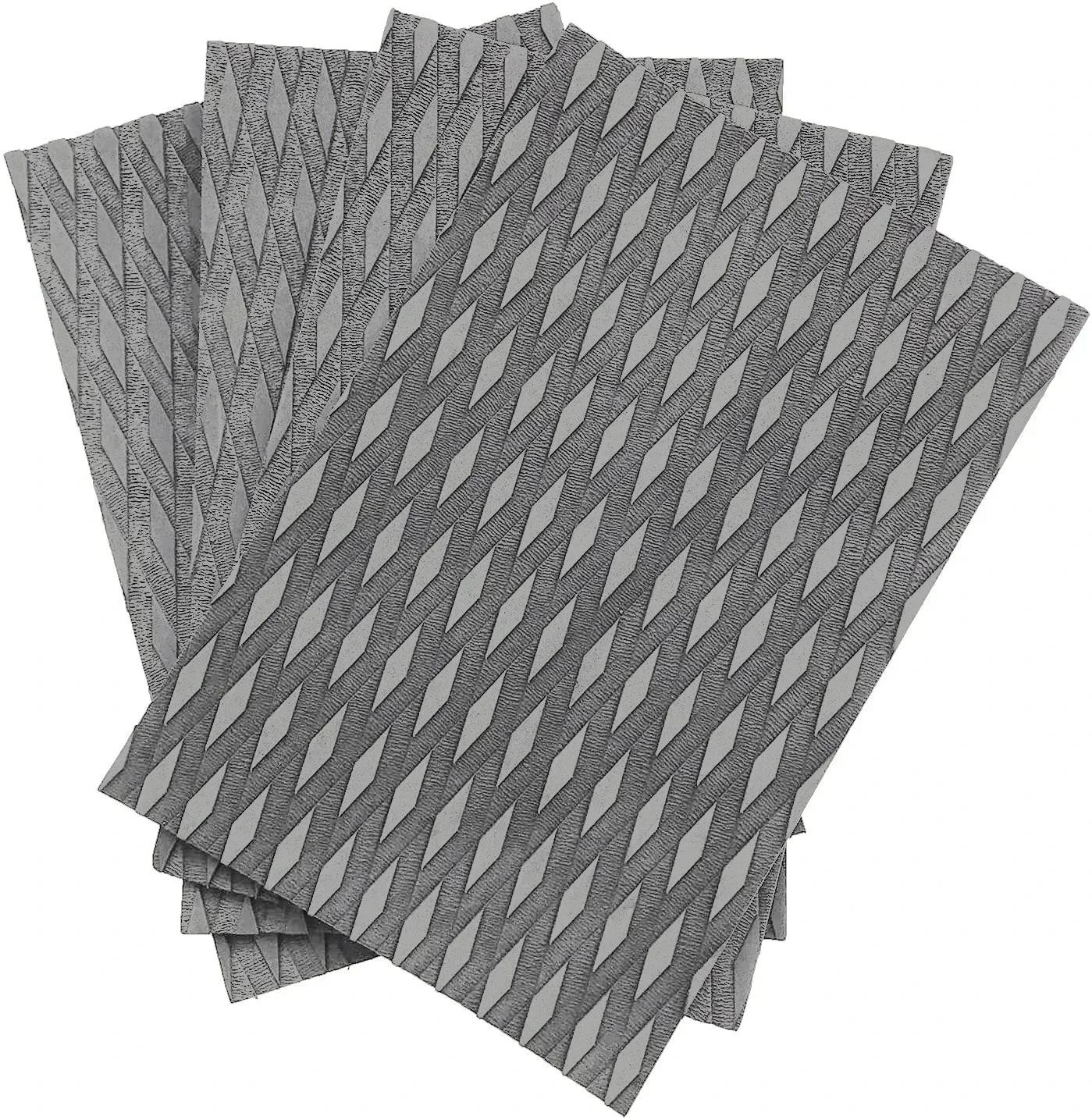 Alfombrilla Antideslizante Para Tabla De Surf (cuatro Piezas, Color Gris), Apta Para Kayaks, De Espuma Eva Autoadhesiva.