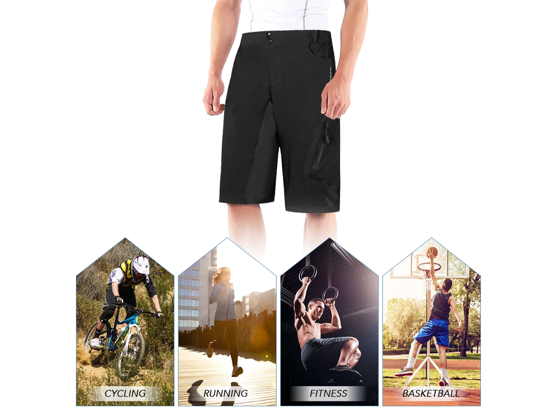 Pantalones Cortos De Ciclismo Para Hombre, Corte Holgado, Calzoncillos Deportivos Para Ciclismo, Verano, Secado Rápido.