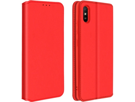 Funda Xiaomi Redmi 9A/9AT AVIZAR Libro Billetera Rojo