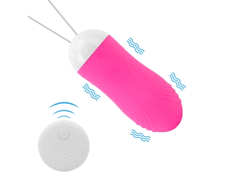 Vibrador de control remoto inalámbrico con 10 modos de vibración para mujeres (rojo rosa) YIZHOOD