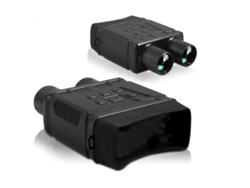 Gafas de visión nocturna, visor digital infrarrojo Full HD 1080P, compatible con tarjeta TF de 128 GB (negro), Bestvite (IR)