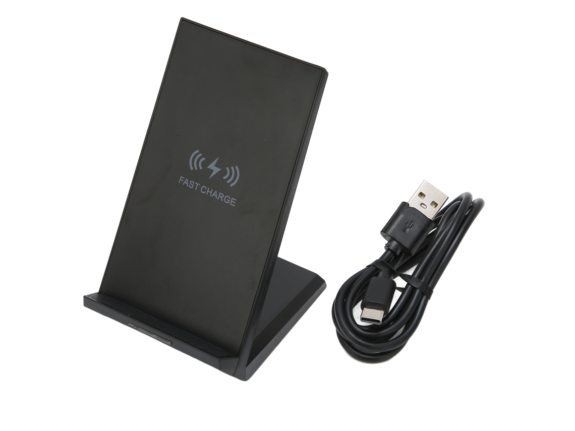 Cargador Inalámbrico (certificado Qi 10w Carga Rápida) Soporte De Abs Para Iphone X/xs Max/xr/8 Plus Y Note 8