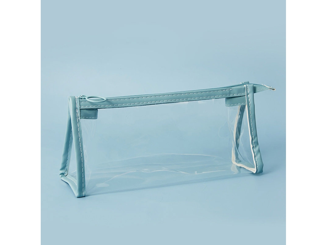 (azul) Lindo Estuche Para Lápices, Con Cremallera, Útiles Escolares, Caja De Cartón, Papelería, Adorable