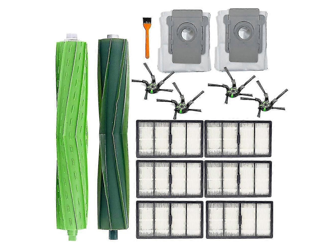 Filtros de cepillo lateral giratorio, bolsas de repuesto y piezas compatibles con la aspiradora Yunzii Rob S9 S9 Plus
