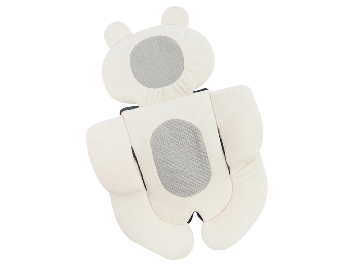 Cojín Para Asiento De Cochecito, Con Base Amortiguadora Y Antideslizante, Apto Para Portabebés Recién Nacidos (beige) Cuich