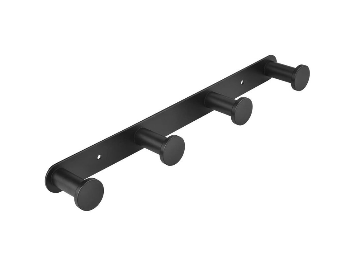 2026-ganchos De Pared Acero Inoxidable 304 Para Toallas Y Ropa Cocina Baño 4 Ganchos Negro