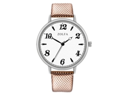 Reloj De Pulsera De Cuarzo Para Mujer Con Esfera Redonda, Estilo Moderno (marrón Oscuro).