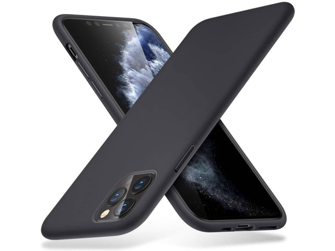 Funda iPhone 11 Pro Max WEPHONE ACCESORIOS Silicona Negro