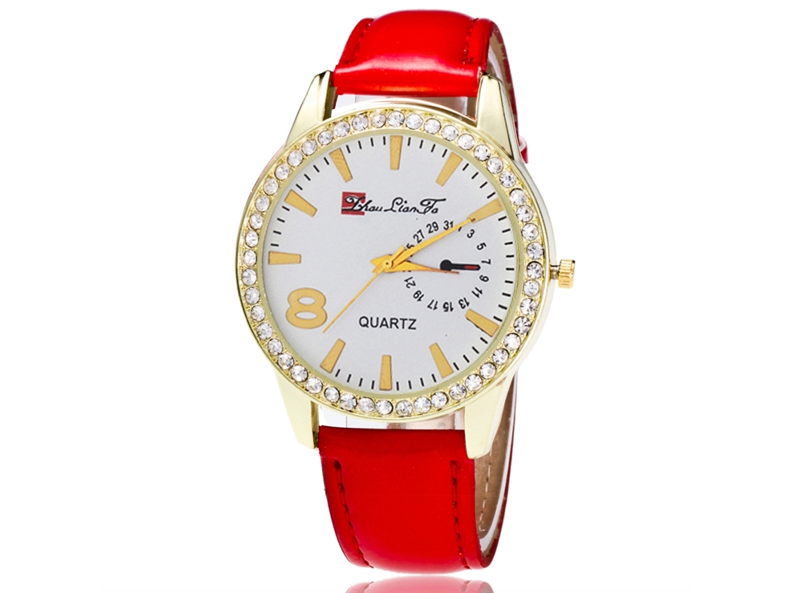Reloj De Pulsera Analógico De Cuarzo Redondo De Aleación Para Mujer, Moderno E Hipoalergénico.
