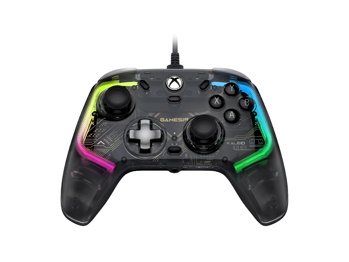 Controlador de juego, joysticks de efecto Hall, iluminación personalizable, Kaleid OEM