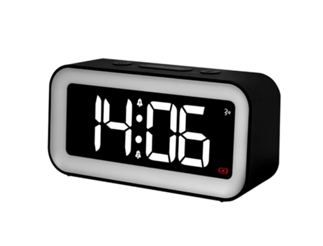 ELKUAIE Despertador electrónico de música inteligente, reloj led multifuncional para niños
