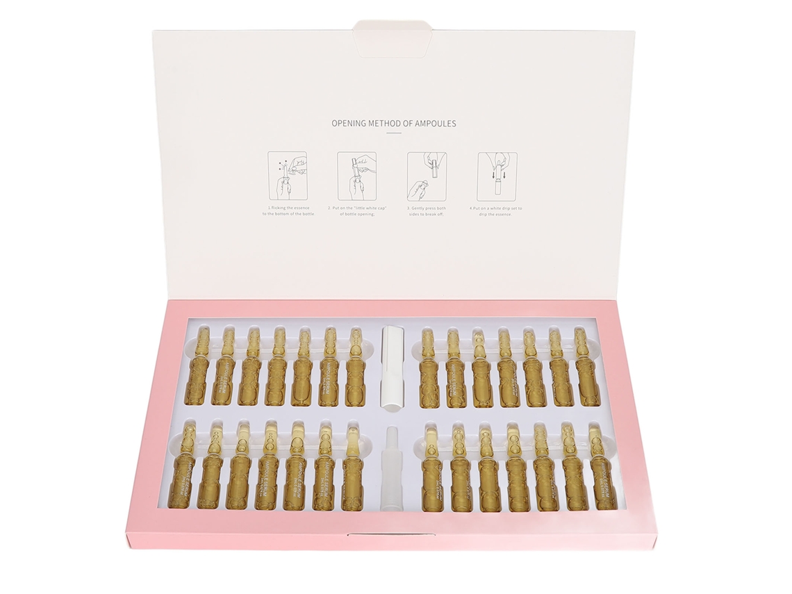 Set de 28 ampollas reparadoras concentradas de niacinamida - Kit nutritivo y reafirmante