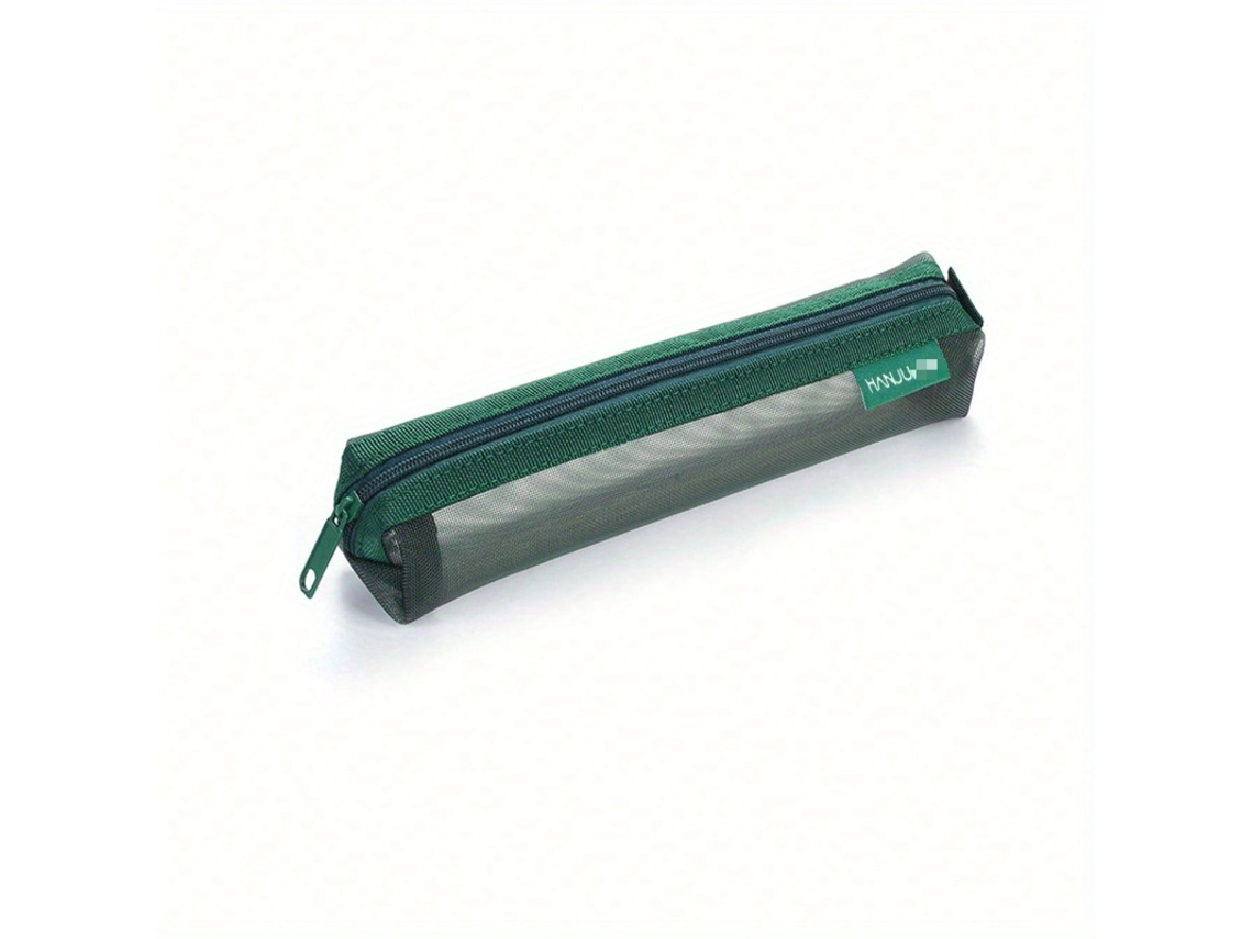 1 Estojo de Lápis de Malha Multifuncional Portátil MDUG (verde)