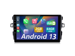Gps Para Toyota Auris E150 2006-2012 Android 13 Rádio | 9 Hd Ips | Carplay/android Auto Sem Fio | 2gb 64gb | Dsp Áudio