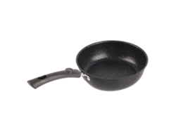 Sartén antiadherente de acero inoxidable con mango ergonómico para tocino, bistec y tortilla, 20 cm | Sin marca