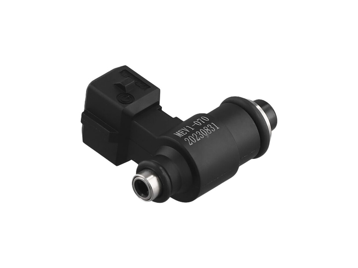 Inyector de combustible Mev1 070 Mev1 003 para motocicletas con dos orificios, accesorio para motocicletas de 110 cc y 125 cc.