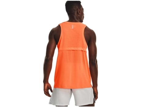 Camiseta de Hombre UNDER ARMOUR Tirantes Streaker Singlet Naranja (XL)