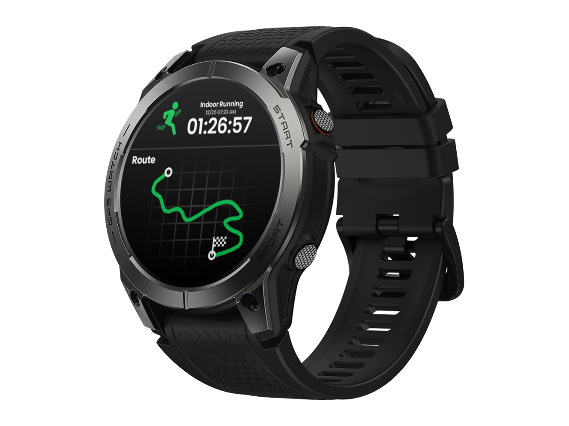 Reloj Inteligente Zeblaze Stratos 3 Pro Con Pantalla Amoled Hd De 1,43 Pulgadas, Gps Integrado, Importación De Rutas, Llamadas Telefónicas Bluetooth