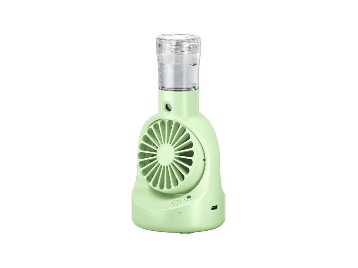 Ventilador nebulizador USB, enfriador de viento de 4 velocidades Chrui (verde)