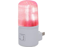 Luz nocturna LED roja. Conectar una luz nocturna con interruptor manual. Luz nocturna Rosewell apagada.