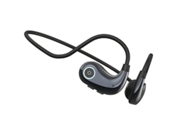 Auriculares abiertos de conducción de aire con graves pesados para Apple YEMAESRE Bluetooth negro
