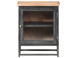 Maison Exclusive - Mesita De Noche De Madera Maciza De Acacia Gris 40x30x50 Cm