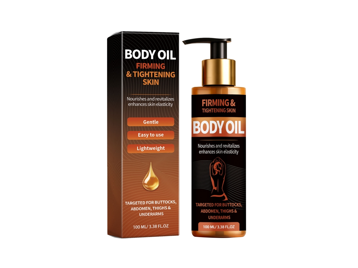 Aceite esencial corporal reafirmante para una piel tonificada