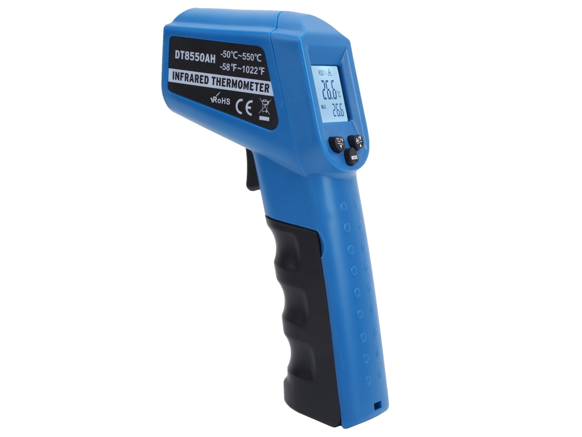 Termómetro Digital Infrarrojo Lcd Portátil Sin Contacto De -50 ℃ A 550 ℃