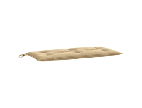 Cojín De Banco De Jardín VIDAXL Beige Tela (100x50x7 cm)