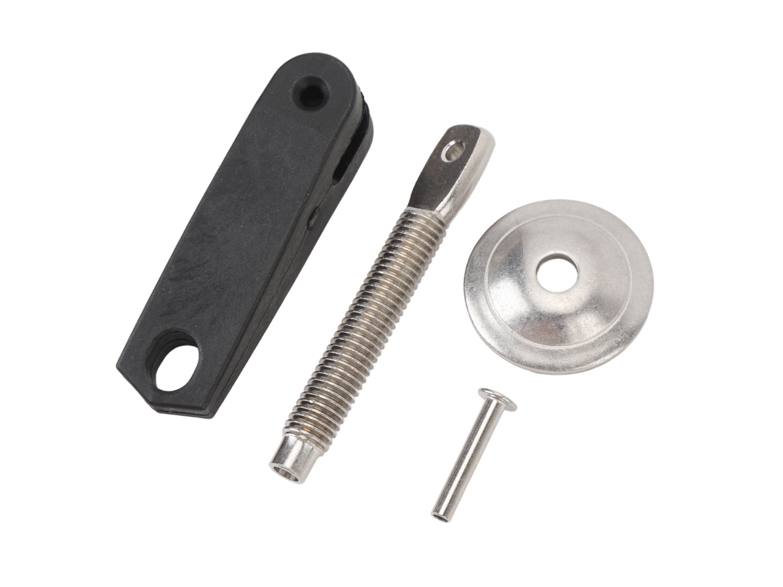 Conjunto De Manija De Tornillo De Espejo De Popa Con Placa De Soporte Para Motor Fuera De Borda De 2-6 Hp 6e0-43116-01 620-43114-00