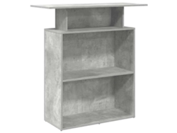Maison Exclusive - Mostrador De Recepción Gris Hormigón 100x40x104 Cm