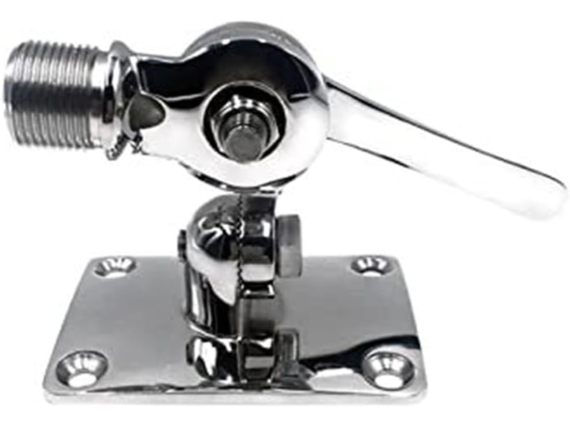 Base Ajustable Para Antena Satelital, Fabricada En Acero Inoxidable 316.