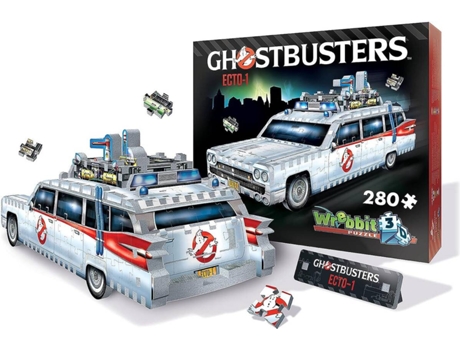 Puzzle 3D WREBBIT 3D ECTO-1 Cazafantasmas (Edad Minima: 6 anos - 280 Piezas)