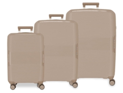 Juego de maletas MOVOM Inari Champagne (54x78x31cm 226l)