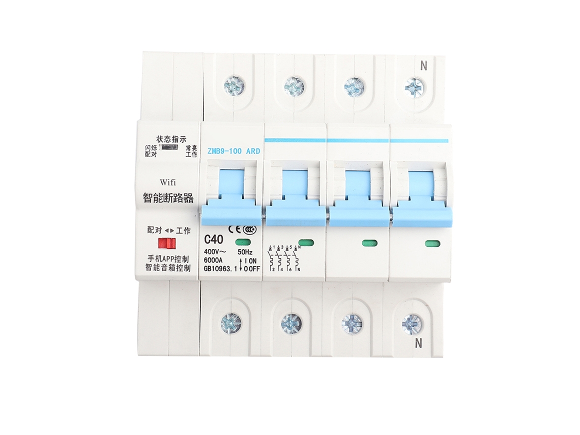 2026velora-interruptor De Circuito Inteligente Wifi 4p 400v 25a Control Remoto Inalámbrico
